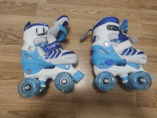 Patines Sawyer infantiles ajustables, luces