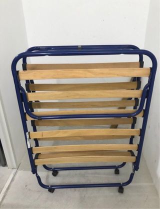 Somier plegable IKEA azul