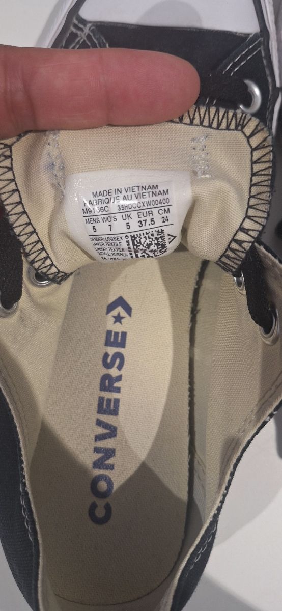 Converse negras - zapatillas