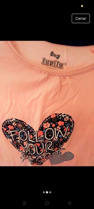 Camiseta niña Lupilu 4-6 años