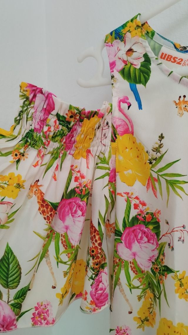 USB2 Mono Corto Flores T 14