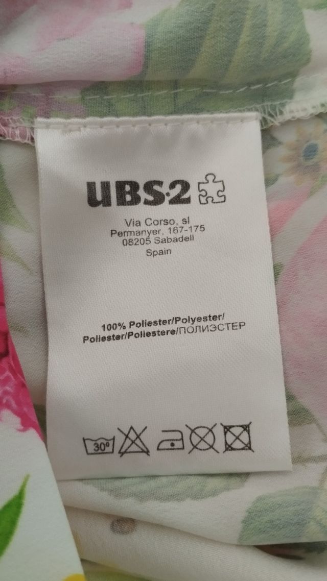 USB2 Mono Corto Flores T 14