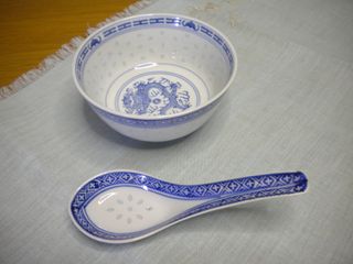 SET PASTO CINESE-6 CIOTOLE+6 MESTOLINI PER SALSE