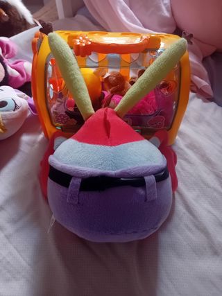 Peluche Don Cangrejo y Gary de Bob Esponja. 5 cada