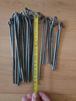 24 Piquetas / tienda campaña / camping