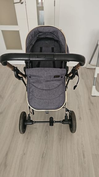 Carrito bebé KikkaBoo Kaia Gris