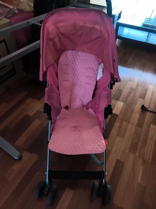 Silla paseo Maclaren rosa