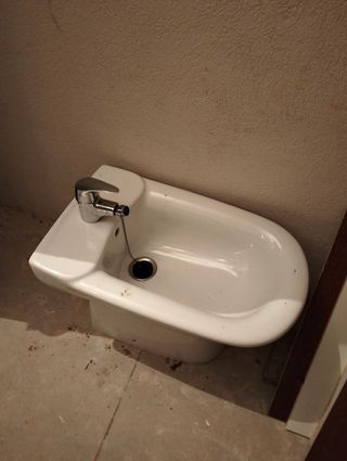 Bidet Roca porcelana blanco incluyó grifo