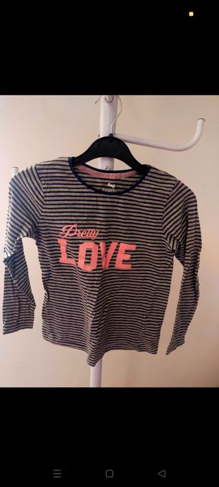 Camiseta rayas niña 4-6 años