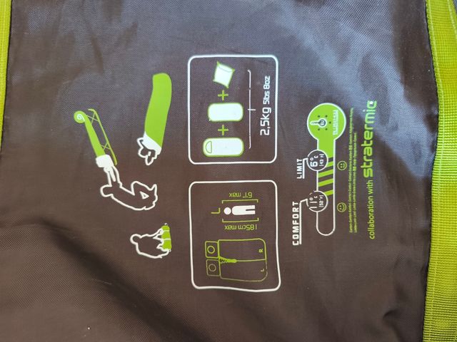 Saco con esterilla camping