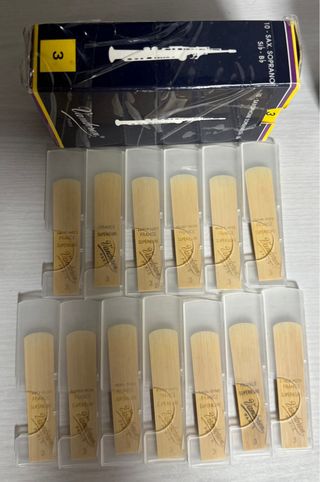 Cañas Vandoren Saxo Soprano Alto Tenor y Clarinete