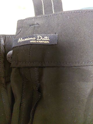 Pantalón Massimo Dutti negro - talla 40
