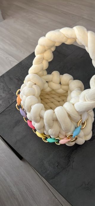 Borsa uncinetto marshmallow