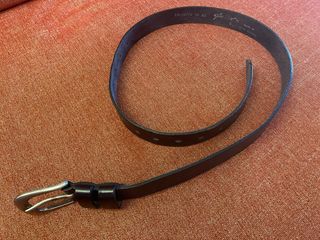 Cintura in cuoio marrone