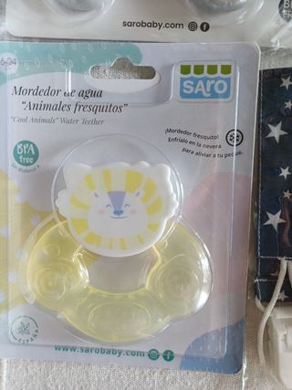 Lote BEBE de SARO termometro chupete peine