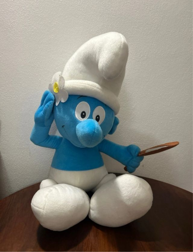 Puffo peluche gigante