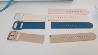 Correas reloj silicona - Beige & Verde