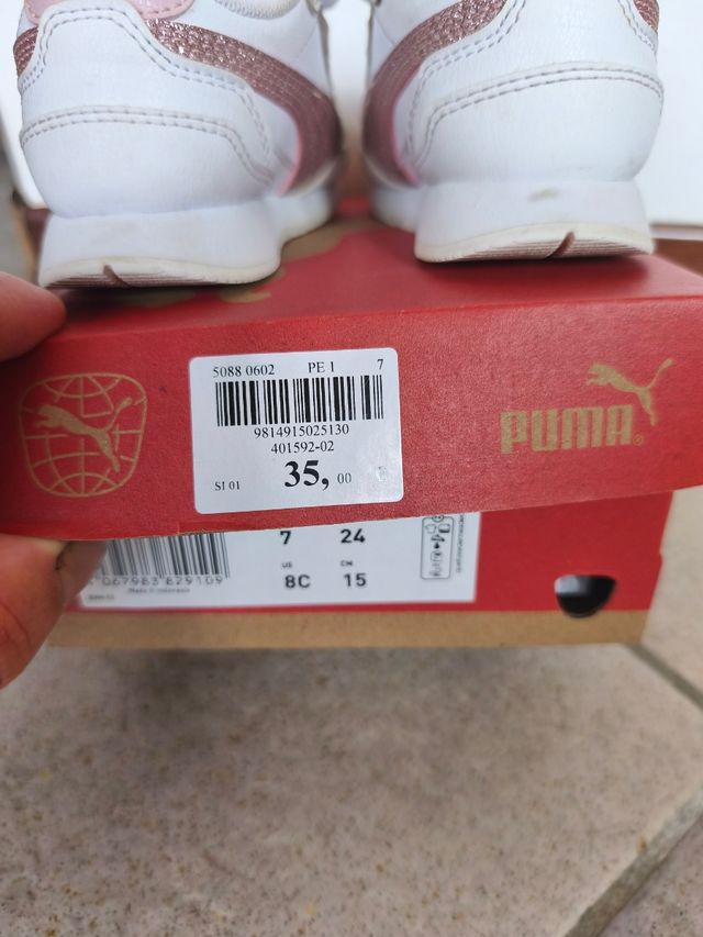 Scarpe Puma Bambina Glitter Rosa 24