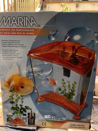 Pecera Marina 6,7L -peces de colores