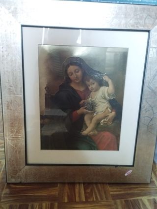 Cuadro Virgen María Niño Jesús