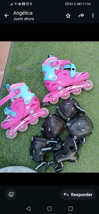 Patines infantiles + protecciones