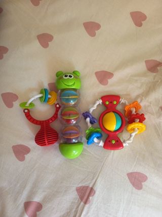 Sonajeros bebé - 3uds.