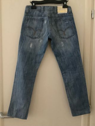 Jeans Gaudi strappati blu