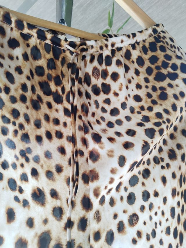 Pantalones jogging seda Zara