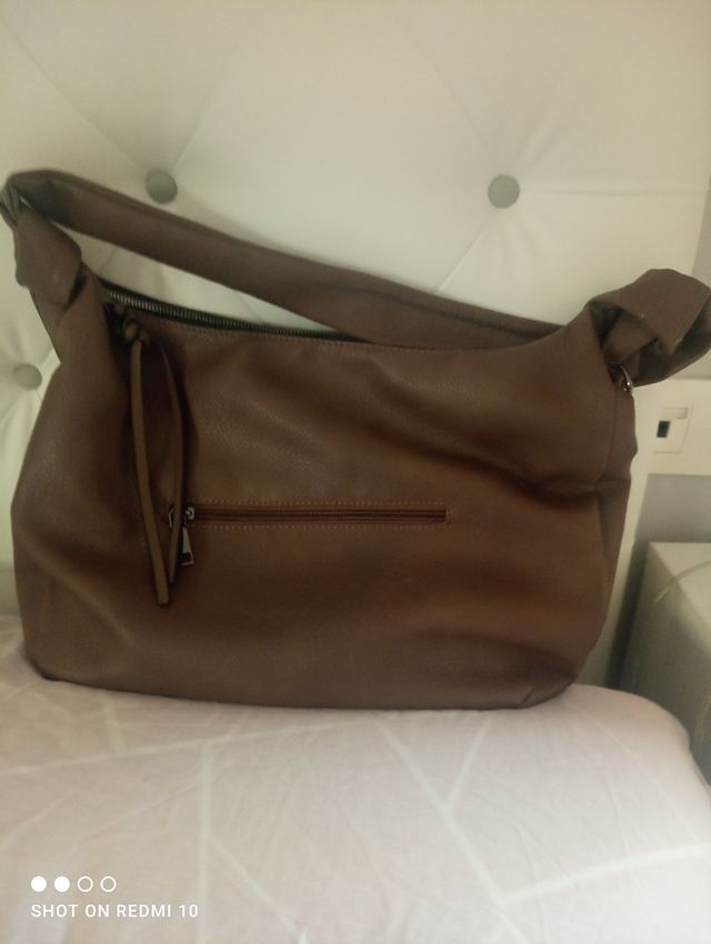 Bolso marrón piel