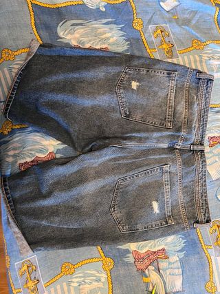 Shorts jeans blu usati