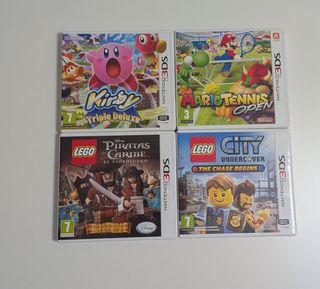 4 juegos Nintendo 3DS