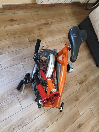 Brompton M2C Plegable Naranja