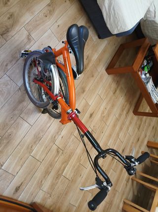Brompton M2C Plegable Naranja