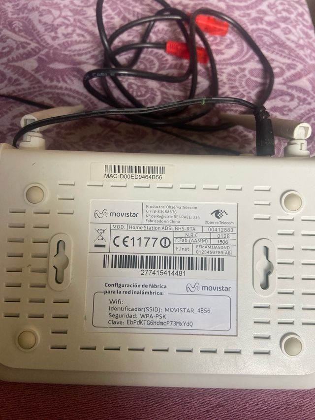 2 Routers Movistar ADSL