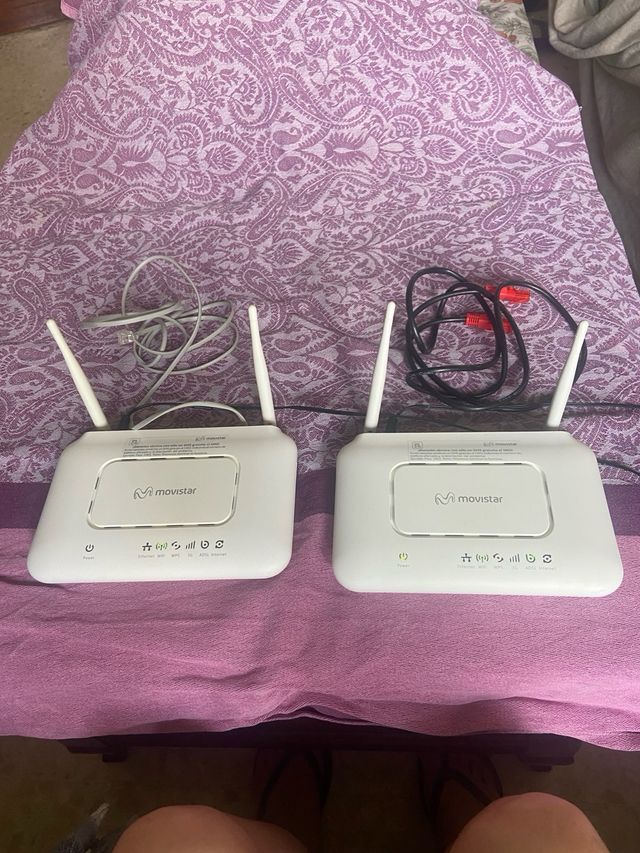 2 Routers Movistar ADSL