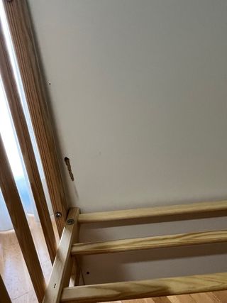 Cuna bebé 60x120 madera/blanca