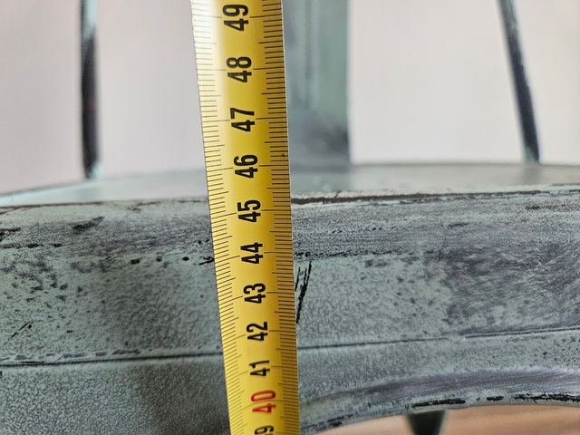 Silla vintage metal verde,  como nueva.