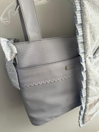 Bolso pirulos y Funda silla paseo bebé