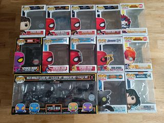 Lote 16 cajas Funko Pop - Spiderman, BnH, etc.