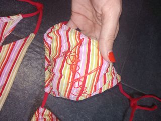 2 bikinis Amarillo y Multicolor 