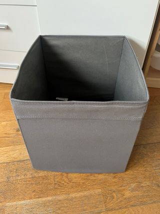 4 Cajas almacenaje Ikea grises