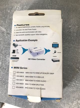 Mini convertitore HDMI2AV 1080p