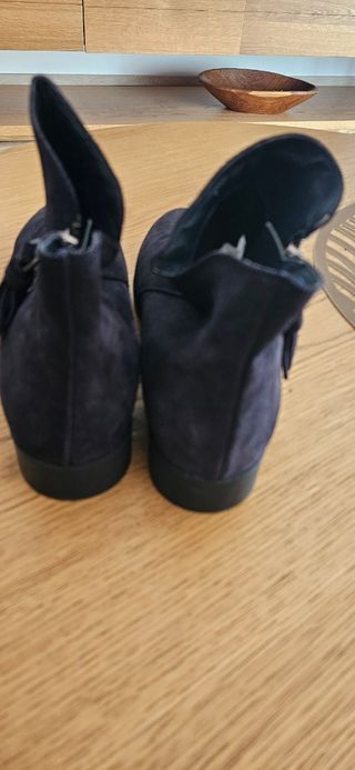 Botines ante marino mujer