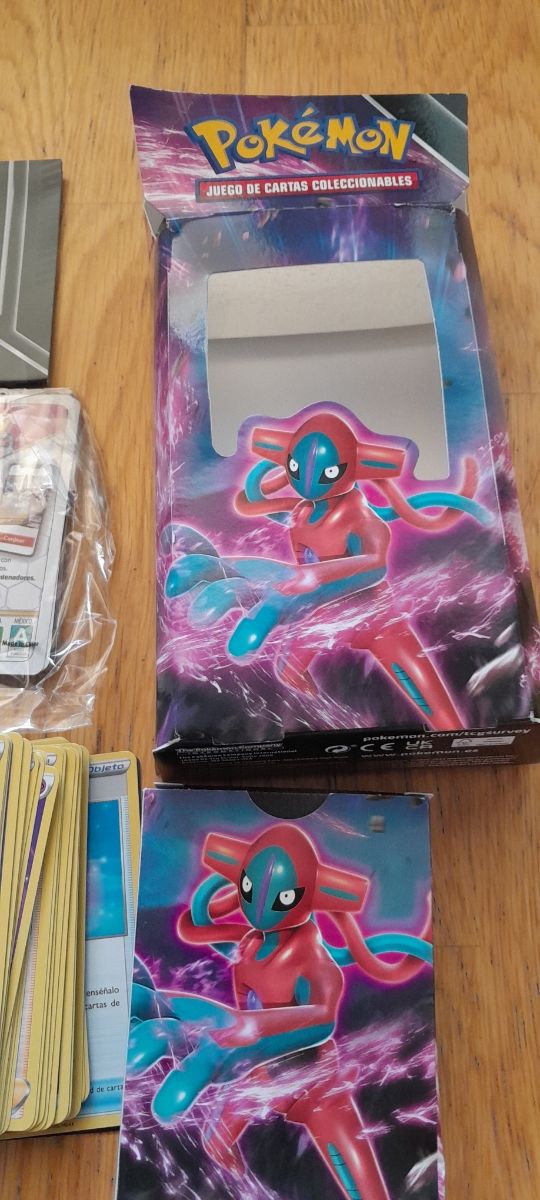Juego cartas Caja Pokemon Deoxys