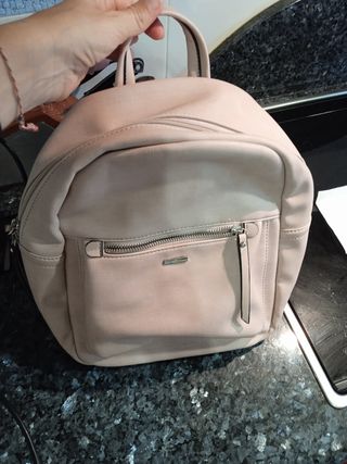Mochila beige Paco Martinez