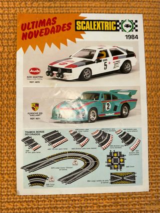 Scalextric Novedades 1984