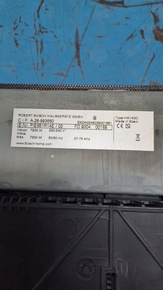 Vitrocerámica inducción Bosch