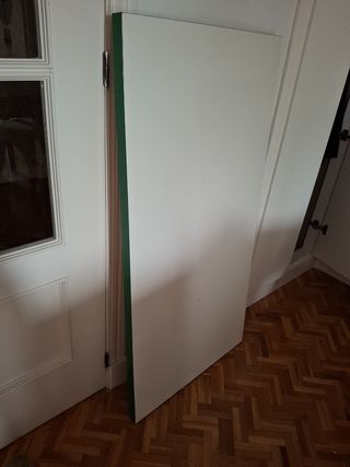 Tablero escritorio Ikea blanco-verde
