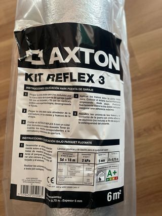 Axton Kit Reflect 3 - Aislante térmico (4 metros)