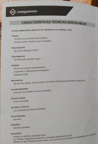 Bicicleta eléctrica Megamo